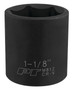 Performance Tool 1/2 in. Drive Impact Socket 1-1/8 in. M812 - front view
