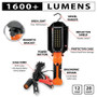 Performance Tool 1600+ LM 12 V LED Drop Light W2238 - diagram