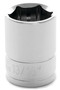 Performance Tool 1/2 in. Drive Socket 13/16 in. W32026 - front view