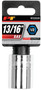 Performance Tool 1/2 in. Drive Socket 13/16 in. W32026 - packaging
