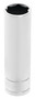 Performance Tool 1/2 in. Drive Deep Socket 16mm W32416 - front view