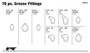 Performance Tool 70-Piece Grease Fitting Assortment W5215 - diagram