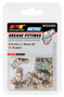 Performance Tool 10-Pack 45 Deg Grease FITTING-8mm x 1 W54260 - packaging