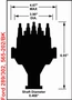 Dual Sync Ford 302 Distributor 565-202BK - back view