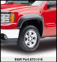 EGR Rugged Look Fender Flares for GMC Sierra LD | 751414