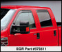 EGR In-Channel Window Visors for Ford Super Duty Crew Cab | 573511