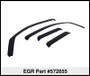 EGR In-Channel Window Visors Matte for Dodge Ram F/S Pickup | 572655