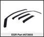 EGR In-Channel Window Visors Matte for Dodge Ram F/S Pickup | 572655