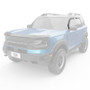 EGR In-Channel Window Visors Dark Smoked for Ford Bronco Sport | 573561