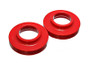 Energy Suspension Red Front Spring Pad Set for Jeep Wrangler | 2.6101R
