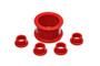 Energy Suspension Red Power Steering Rack Bushing Set for Honda Civic 16.10104R