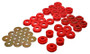 Energy Suspension Red Body Mount Set for Chevrolet | 3.4136R
