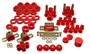 Energy Suspension Red Hyper-Flex Bushing Set for Jeep CJ7 | 2.18102R