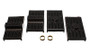 Energy Suspension Black Leaf Spring Isolator Set for Chevrolet Camaro | 3.6111G