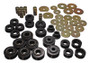 Energy Suspension Black Body Mount Set for Chevrolet | 3.4138G