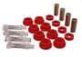 Energy Suspension Red Rear Control Arm Bushing Set for Honda Civic | 16.3104R