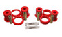 Energy Suspension Red Rear Control Arm Bushing Set for Ford | 4.3129R