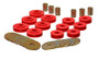 Energy Suspension Red Body Mount Set for Chevrolet Corvette | 3.4102R
