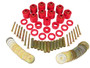 Prothane Red Body Mount Kit for 80-86 Jeep CJ5/CJ7