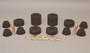Prothane Black 12-Piece Body Mount Kit for 73-80 GM