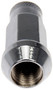 Dorman Chrome Open End Knurled Wheel Nuts 713-285 - front view