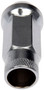 Dorman Chrome Open End Knurled Wheel Nuts 713-285 - back view
