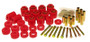 Prothane Red 1in Lift Body Mount Kit for 87-96 Jeep YJ Wrangler
