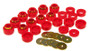 Prothane Red Body Mount Kit for 87-96 Jeep Wrangler YJ
