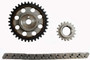 Enginetech TS504 Timing Chain Set for 1982-1990 American Motors Jeep CJ5 CJ7 Concord DJ5 Eagle 4.2L 258ci I6 - Replacement Chain Set