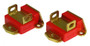 Prothane Red Motor Mounts Type A Short for 67-81 GM
