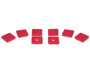 Prothane Red Front Crossmember Mounts for 74.5-80 MG MGB