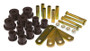 Prothane Black Rear Spring & HD Shackle Kit for 64-73 Ford Mustang