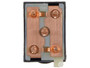 Dorman Power Window Switch - 1 Button 901-306 - back view