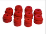Prothane Red Body Mount Kit for 80-96 Ford Bronco