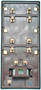 Dorman Power Window Switch - 5 Button 901-304 - back view