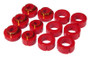 Prothane Red Body Mount Kit for 82-04 GM S-Series Std Cab