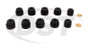 Prothane Black Body Mount Kit for 80-96 Ford Bronco
