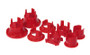 Prothane Red Rear Subframe Bushing Insert Kit for 10 Chevy Camaro