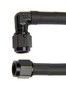 Allstar Performance 48404 | Coated Braided Line 24in #4 Hose -4 90 Deg/-4 Str