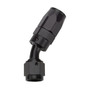 Allstar Performance 49326 | Reusable Hose End Black 30 Deg Elbow -16