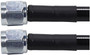 Allstar Performance 48430-36 | Coated Braided Line 36in #3Hose -3Str/-3Str Steel