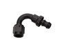 Allstar Performance 49462 | Pushlock Hose End Black 120 Deg Elbow -6