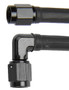 Allstar Performance 48414 | Coated Braided Line 9in #3 Hose -3 Str/-3 90 Deg
