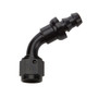 Allstar Performance 49446 | Pushlock Hose End Black 60 Deg Elbow -16