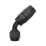 Allstar Performance 49333 | Reusable Hose End Black 45 Deg Elbow -8