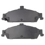 Quality-Built Black Series Ceramic Brake Pads with Hardware 1003-0727C - back view