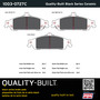 Quality-Built Black Series Ceramic Brake Pads with Hardware 1003-0727C - diagram