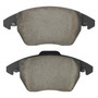 Quality-Built Black Series Ceramic Brake Pads with Hardware 1003-1107C - front view