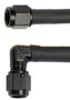 Allstar Performance 48405 | Coated Braided Line 30in #4 Hose -4 90 Deg/-4 Str