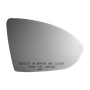 Burco Right Convex Door Mirror Glass 5823